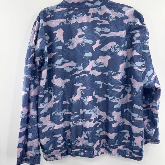 3for$20 Reebok Military Purple/Blue Pullover Windbreaker size XXL - Picture 3 of 3